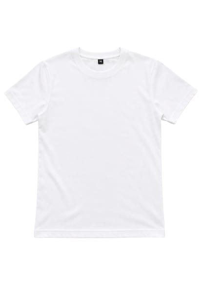 Wholesale White Polyester Crew Neck T-Shirt